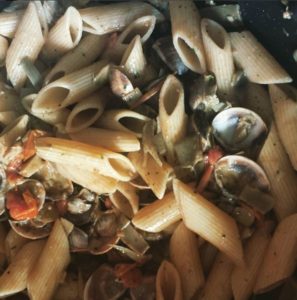 pasta carciofi e vongole